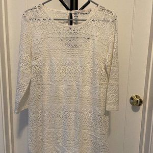 Marks & Spencer's Short Ivory Lace Dress